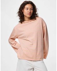 Pieces - Top De Manga Larga-Neutro - Lyst