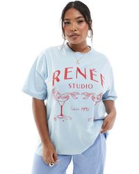 Renee Studio - Renée studio plus – exklusives t-shirt - Lyst