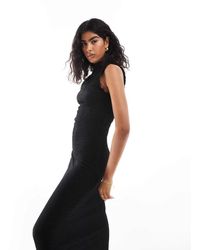 Vero Moda - Sleeveless Textured Maxi Dress - Lyst