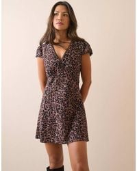 Nobody's Child - Leopard Print Rosa Mini Dress - Lyst