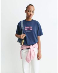 Pull&Bear - T-Shirt A Maniche Corte Con Stampa Di Telefono - Lyst