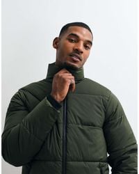 Blend - Zip Through Puffer Jacket - Lyst