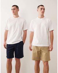 Jack & Jones - 2 Pack Drawstring Chino Shorts - Lyst