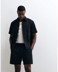 ASOS - Co-ord Relaxed Textured Shirt With Pocket Detail - Lyst
