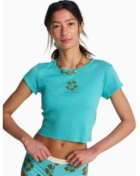 Billabong - Every Full Moon Cropped T-Shirt - Lyst