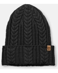 Timberland - Cable Beanie - Lyst