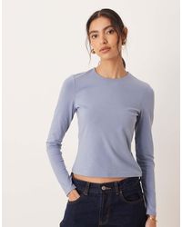 Abercrombie & Fitch - Long Sleeve Baby Tee - Lyst