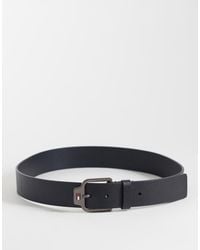 Tommy Hilfiger - Scanton Leather Belt With Logo Buckle - Lyst