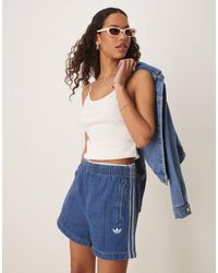 adidas Originals - Adicolor - short en jean style années 90 - Lyst