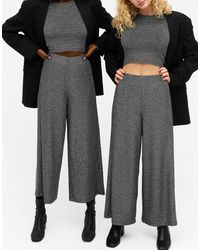 Monki Denim Cilla Cupro Wide Leg 