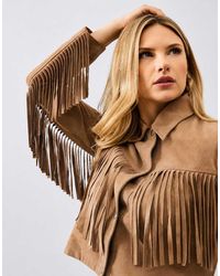 Bolongaro Trevor - Real Suede Nora Fringe Jacket - Lyst