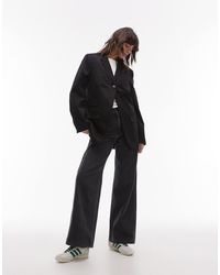 TOPSHOP - Single Button Tailored Blazer - Lyst