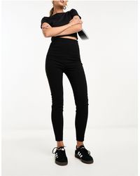 ASOS - High Waist Trousers Skinny Fit - Lyst