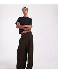 ONLY - Wide Leg Tailored Pants - Lyst