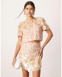 ASOS - T-Shirt Squadrata Decorata Con Dischetti - Lyst