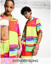 Calvin Klein - Pride - camicia a maniche corte unisex con stampa - Lyst