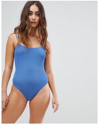 weekday ribbed swimsuit