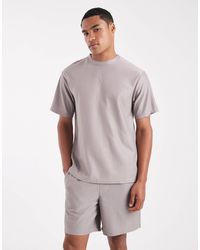 Only & Sons - Plisse Pull On Short Co-ord - Lyst