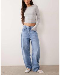 Mango - Bet Barrel Jeans - Lyst
