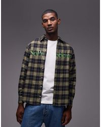 No Problemo - Long Sleeve Cotton Shirt With Logo - Lyst