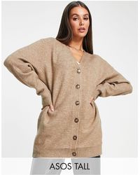 ASOS Oversized Cardigan With Graffiti 