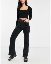 Monki Organic Cotton Mid Waist Moop 