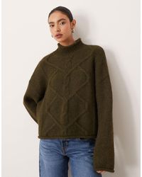 ASOS - – kastiger, hochgeschlossener pullover - Lyst
