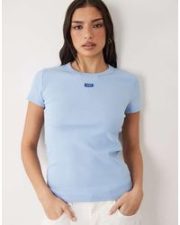 HUGO - Logo Easy Tee - Lyst