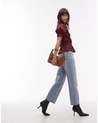 TOPSHOP - Shir Panel Tee - Lyst