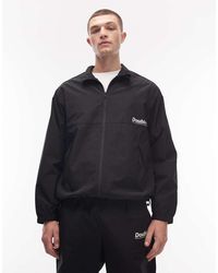 DOUBLE A by WOOD WOOD - Frank Logo Zip-through Shell Tracksuit Top - Lyst