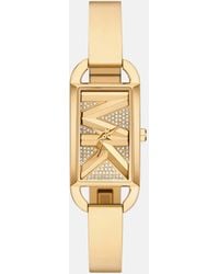 Michael Kors - – mk empire – damenuhr aus em edelstahl mit drei zeigern - Lyst