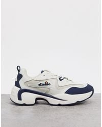womens white ellesse trainers
