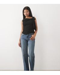 ASOS - Asos Design Petite Comfort Stretch Straight Leg Jean - Lyst