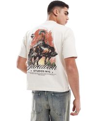 Cotton On - Cotton On Cropped Fit T-shirt With Sundown Studios - Lyst