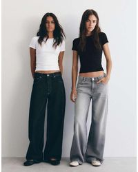 Pull&Bear - Set Van Geribbelde T-Shirts - Lyst