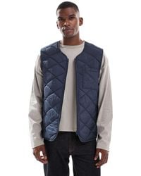 New Look - Quilted Gilet - Lyst