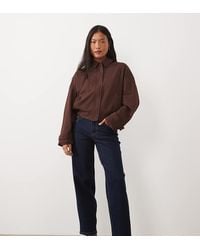 Miss Selfridge - Mid Rise Straight Leg Jeans - Lyst