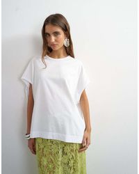 TOPSHOP - Oversized Circle Tank Tee - Lyst
