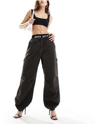 Miss Sixty - Parachute Pants With Double Layered Boxer Trim - Lyst