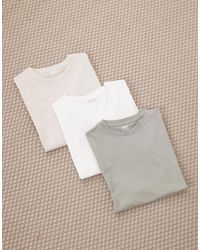 ASOS - – 3er-pack basic-t-shirts - Lyst