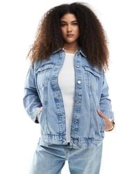 ONLY - Oversized Denim Jacket - Lyst