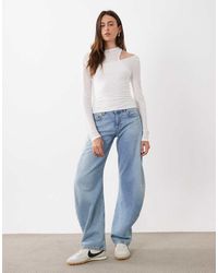 ASOS - Double Layer Sheer Long Sleeve Top - Lyst