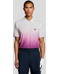 Lyle & Scott - Ss Polo Shirts Golf Gradient Polo - Lyst