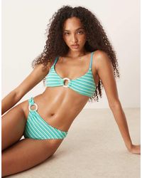 Dippin' Daisy's - Dippin Daisys Bikini Top With Ring Detail - Lyst