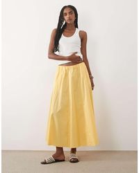 Mango - Newcreta 100% Cotton Full Maxi Skirt - Lyst