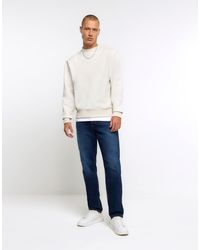 River Island - Slim Fit Washed Jean - Lyst