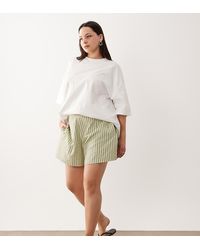 ASOS - Asos Design Curve Textured Pull On Flippy Shorts - Lyst