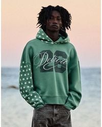 Bershka - Hooded Sweatshirt With Print - Lyst