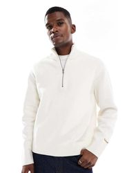 Jack & Jones - Oversized Thick 1/4 Zip Jumper - Lyst