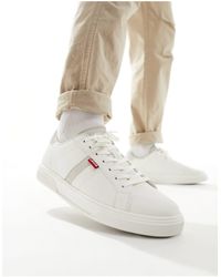 Levi's - Archie Leather Trainer With Cream Backtab - Lyst